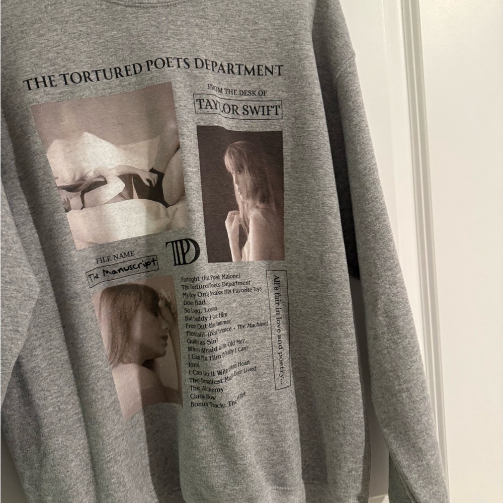 custom-made tortured poets department Sweatshirt